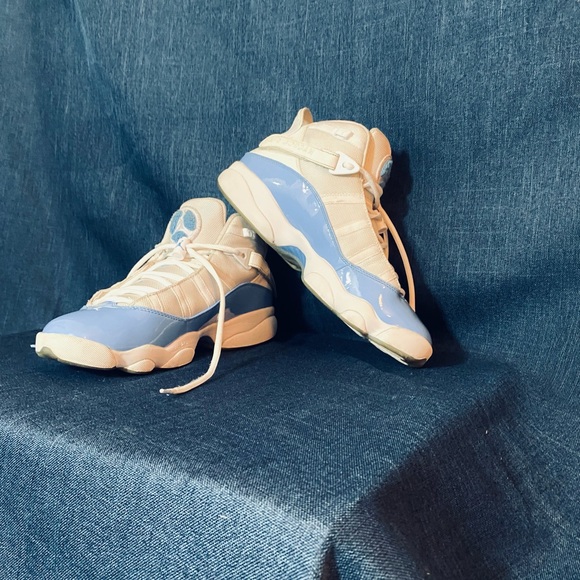 Men’s Jordans six rings baby blue sneakers - Picture 9 of 10